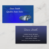 Vertrieb und Service von Auto Visitenkarte (Vorne/Hinten)