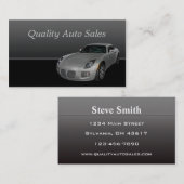 Vertrieb und Service von Auto Visitenkarte (Vorne/Hinten)