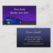 Vertrieb und Service von Auto Visitenkarte (Vorne/Hinten)