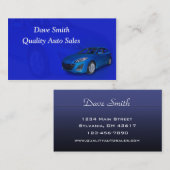 Vertrieb und Service von Auto Visitenkarte (Vorne/Hinten)