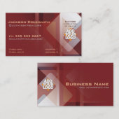 Vertrieb von abstrakten Marketing mit Logo-Visiten Visitenkarte (Vorne/Hinten)
