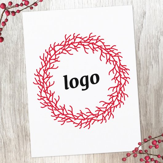 Vertrieb von Red Wath-Logos Feiertagspostkarte