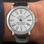Vertriebsassistent Armbanduhr<br><div class="desc">Geschenkbetreuer. Eine Uhr, die als Geschenk für die Anerkennung des loyalen Dienstes eines Retail Sales Assistant konzipiert wurde. Geben Sie den Namen des Empfängers sowie die Firma oder Organisation ein.</div>