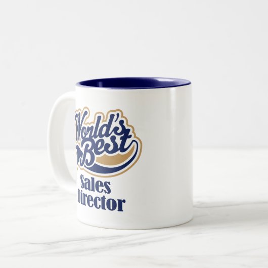 Vertriebsleiter Geschenk Zweifarbige Tasse (Vorderseite Links)