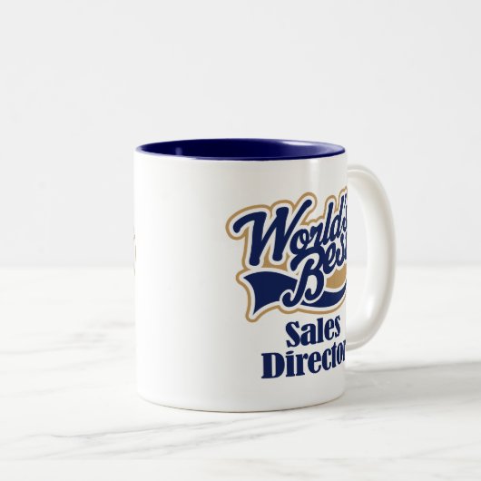 Vertriebsleiter Geschenk Zweifarbige Tasse (VorderseiteRechts)