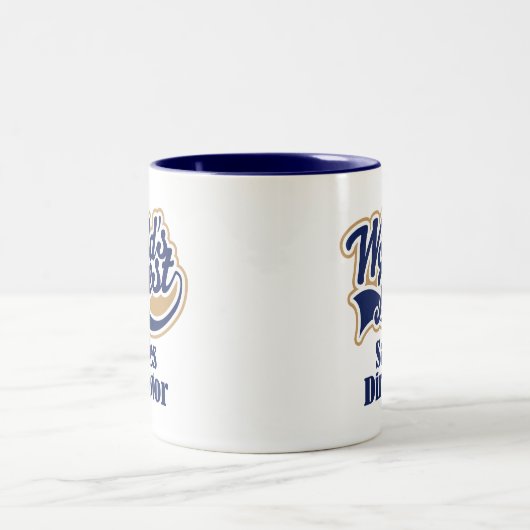 Vertriebsleiter Geschenk Zweifarbige Tasse (Mittel)