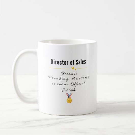 Vertriebsleiter Kaffeetasse (Links)
