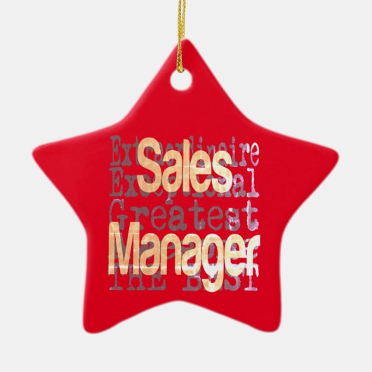 Vertriebsleiter Keramik Ornament (Vorne)