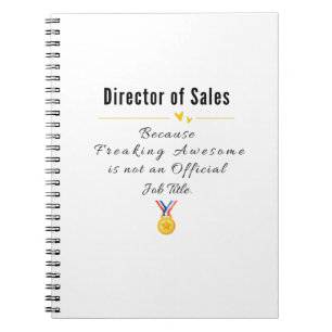 Vertriebsleiter Notizblock
