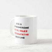 Vertriebsmitarbeiter, phantastisch kaffeetasse (Vorderseite Links)