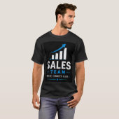 💼 Vertriebsteam Geschäft Professionelles Personal T-Shirt (Vorne ganz)