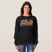 VERTRIEBSVERTRETER Funny Job Title Profession Bi Sweatshirt (Vorne ganz)