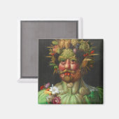 Vertumnus 1591 von Giuseppe Arcimboldo Magnet (Vorderseite/Rückseite)