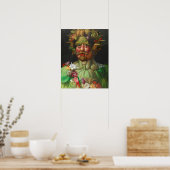 Vertumnus 1591 von Giuseppe Arcimboldo Poster (Küche)