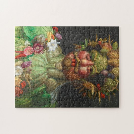 Vertumnus 1591 von Giuseppe Arcimboldo Puzzle (Horizontal)