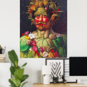 Vertumnus - Giuseppe Arcimboldo Poster (Heimbüro)