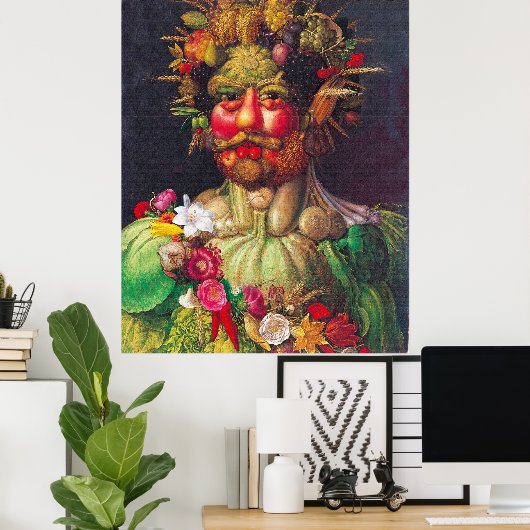 Vertumnus - Giuseppe Arcimboldo Poster (Heimbüro)