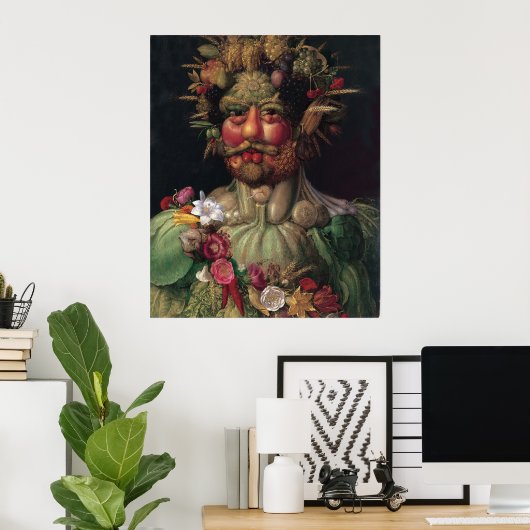 Vertumnus - Giuseppe Arcimboldo Poster (Heimbüro)