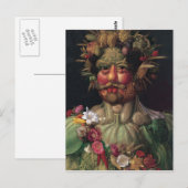 Vertumnus - Giuseppe Arcimboldo Postkarte (Vorne/Hinten)