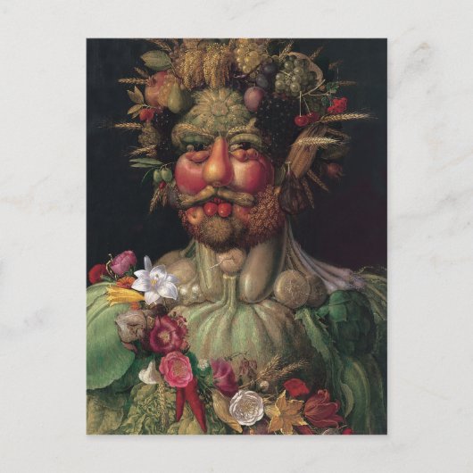 Vertumnus - Giuseppe Arcimboldo Postkarte (Vorderseite)