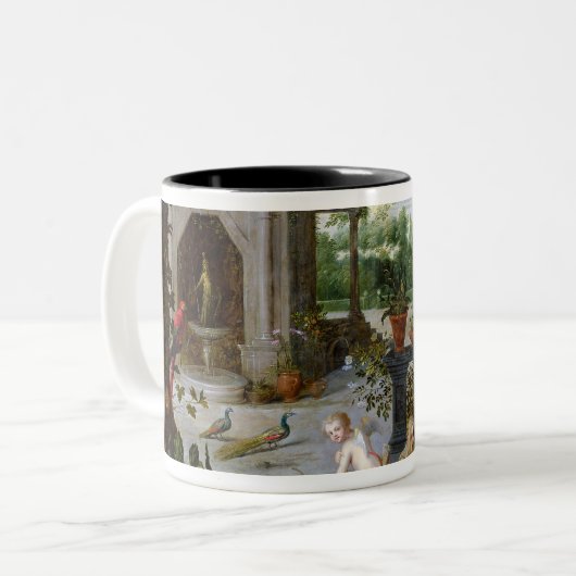 Vertumnus und Pomona Zweifarbige Tasse (Vorderseite Links)