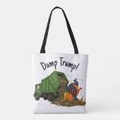 Vertusche Trump! Anti-Trump-Antirepublikaner Tasche (Rückseite)