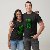 Vertusche Trump. Binär. T-Shirt (Unisex)