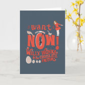 Veruca Salz - Ich Wollte es jetzt! Karte (Gelbe Blume)