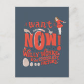 Veruca Salz - Ich Wollte es jetzt! Postkarte (Vorderseite)