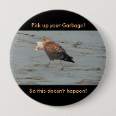 Verunreinigen Sie nicht auf Strand-Knopf Button (Vorderseite)