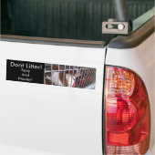 Verunreinigen Sie nicht Autoaufkleber (Auf Lkw)