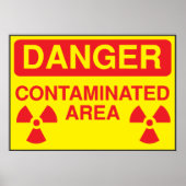 Verunreinigungsfläche Poster (Vorne)