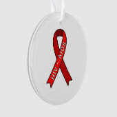 verursachen HIV-Aids-Ornament Ornament (Vorderseite)