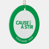 Verursachen Sie einen Stir Keramikornament (Rechts)