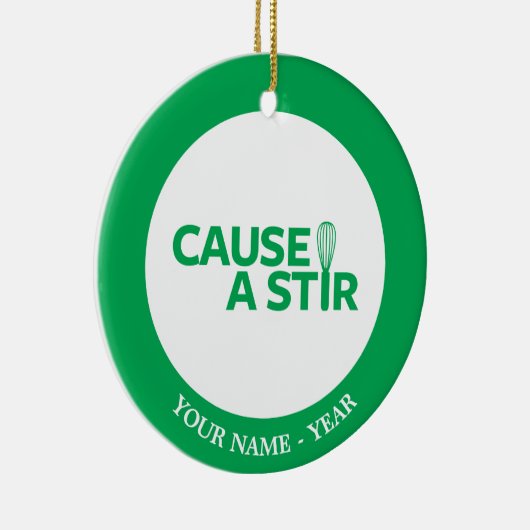 Verursachen Sie einen Stir Keramikornament (Rechts)