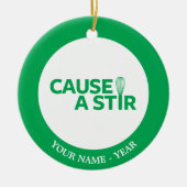 Verursachen Sie einen Stir Keramikornament (Vorne)