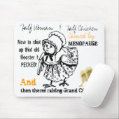 verursacht durch Menopause 2 Maus Pad Mousepad (Mit Mouse)