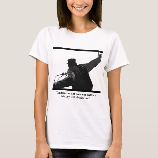 "Verurteilen Sie mich " T-Shirt (Vorderseite)