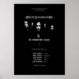 Verurteilte Band "The Northest Killers" Poster