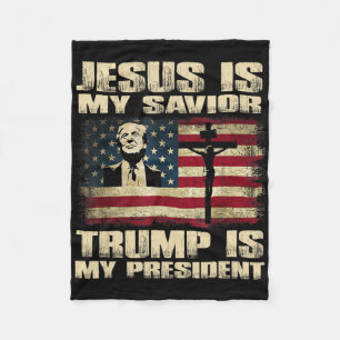 Verurteilter Verbrecher Jesus ist mein Retter Trum Fleecedecke