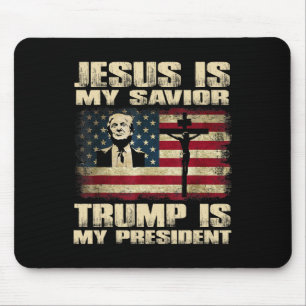 Verurteilter Verbrecher Jesus ist mein Retter Trum Mousepad