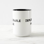 Verurteilungswürdig ich Schwarzes 15 Tasse (Zentrum)