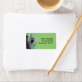 Vervet Monkey Adressaufkleber (Insitu)