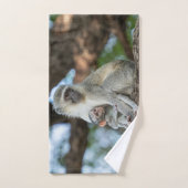 Vervet Monkey African Wildlife Photo Badhandtuch Set (Handtuch)