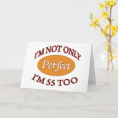 Vervollkommnen Sie 55 Jährige Karte (Gelbe Blume)