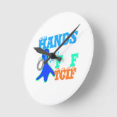 Vervollkommnen Sie Boo! TGIF dankt Gott seine Runde Wanduhr (Winkel)