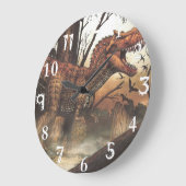 Vervollkommnen Sie für jeden möglichen Familie Große Wanduhr (Winkel)