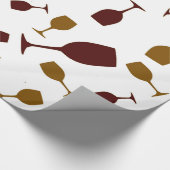 Vervollkommnen Sie für Wein Geschenkpapier (Ecke)
