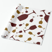 Vervollkommnen Sie für Wein Geschenkpapier (Ungerollt)
