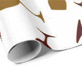 Vervollkommnen Sie für Wein Geschenkpapier (Rolleneckpunkt)